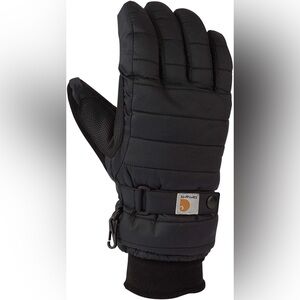 Carhartt Black Glove with Tan Logo Patch